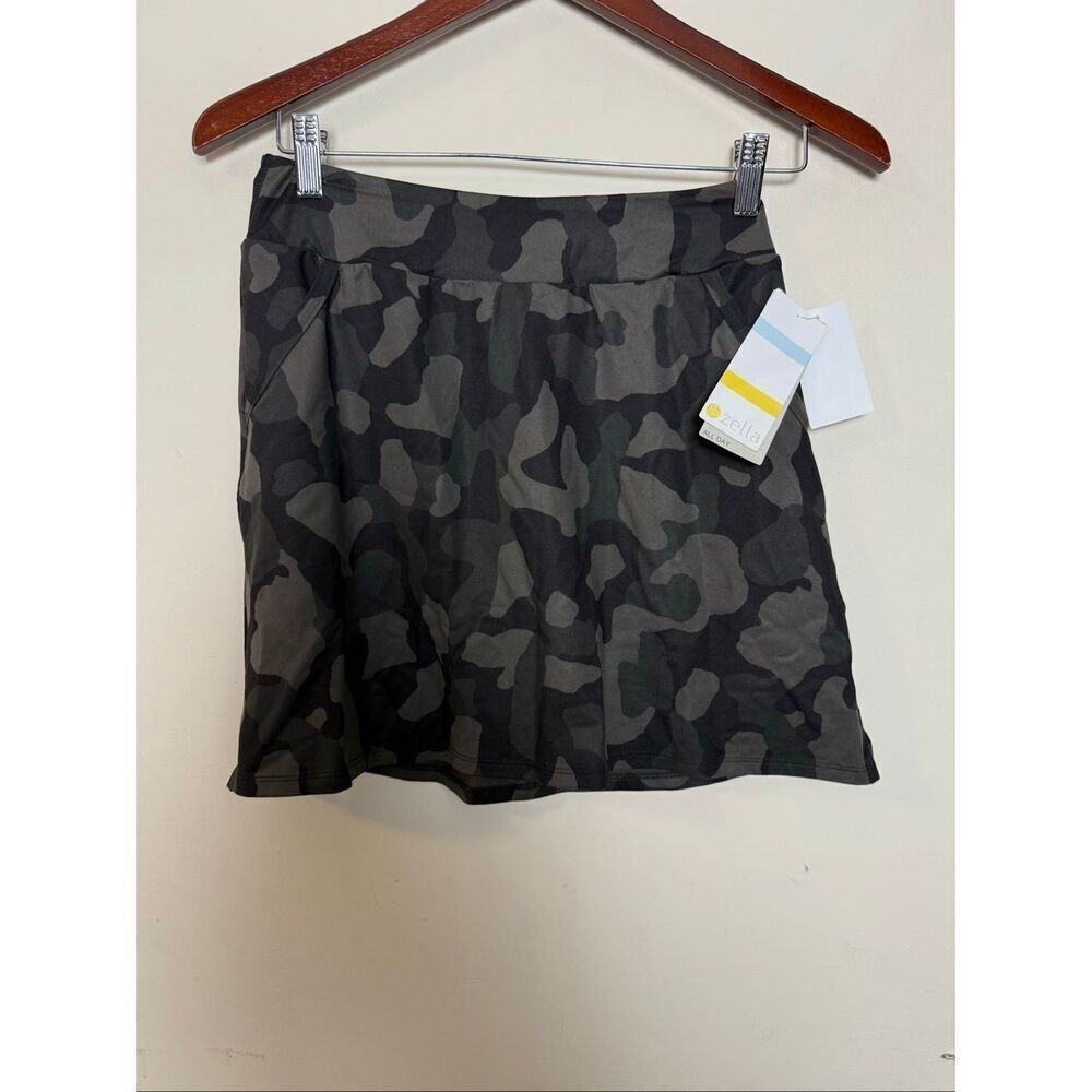Zella All Day Camo Skort XL NWT Athleisure Active Tennis Pickleball Golf Travel